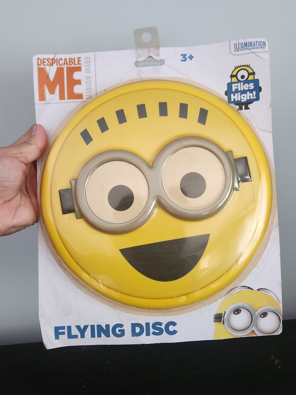 Universal Minion Face Flying Disc - Yellow